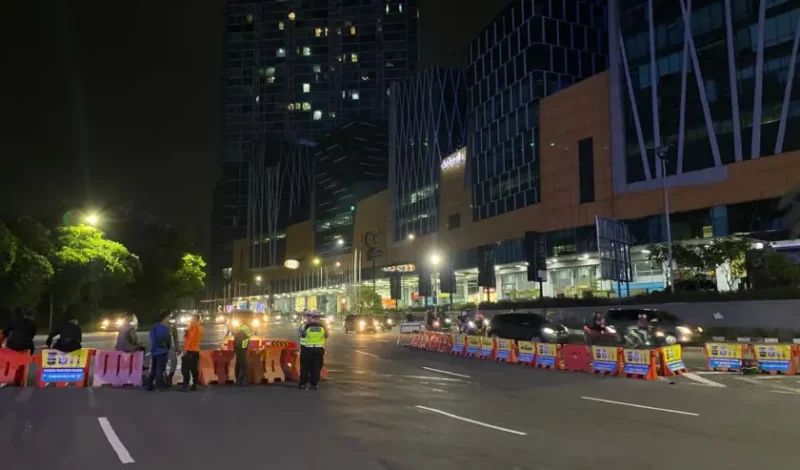 Foto: Dok penyekatan malam Tahun Baru 2025