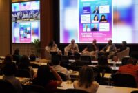 Suasana Simposium Nasional dengan topik Performing the Future Building Creative Cities through Arts and Collaboration di Kampus PCU. (Foto: Humas PCU/BS)