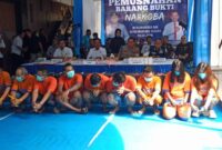 38 tersangka kasus narkotika ditangkap Ditresnarkoba Polda Jatim sepanjang 2025 dengan barang bukti 9,3 Kg serta 3 ribu butir ekstasi. (Foto: Istimewa/kilasjatim)