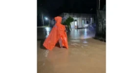 Hujan deras mengakibatkan banjir di Tulungagung. (Foto: Dok BPBD Tulungagung)