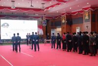 Pelantikan pejabat di Graha Sawunggaling, Surabaya Jumat (2/1/2026) (Ist/Bs/Yan)