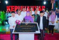 Gubernur Khofifah saat meresmikan program Permata Jatim/dok.bicarasurabaya.com
