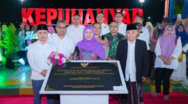 Gubernur Khofifah saat meresmikan program Permata Jatim/dok.bicarasurabaya.com