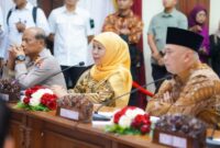 Gubernur Khofifah saat rapat bersama Menhub/dok.bicarasurabaya.com