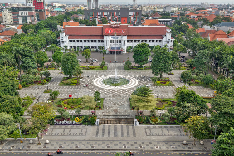 ilustrasi Balai Kota Surabaya/dok.bicarasurabaya.com