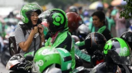 Pemerintah pastikan ratusna ribu pengemudi ojek online (Ojol) akanmendapat Bantuan HAri Raya (BHR) sebelum H-7. (Foto: Ilustrasi/Istimewa)