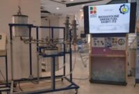 Alat produksi bensin biogasolin sawit (Benwit) ITS sebagai inovasi bahan bakar alternatif berbasis potensi domestik. (Foto: dok Humas ITS)