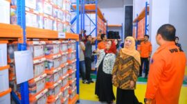 Gubernur Khofifah meminta BPBD Jatim untuk tetap siaga dan waspada menghadapi cuaca kedepan yang diperkirakan alami kemarau atau musim kering. (Foto: dok Humas Pemprov Jatim)