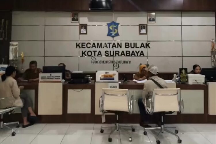 Ilustrasi Kantor Kecamatan Bulak Kota Surabaya (Ist)