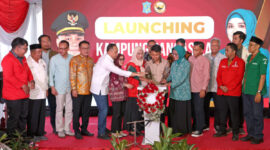 Wali Kota Surabaya Eri Cahyadi saat meresmikan Kampung Pancasila/dok.Diskominfo Surabaya