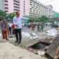 Jalan Stasiun Wonokromo ditertibkan untuk mengembalikan fungsi jalan guna mengurai kepadatan lalu lintas dikawasan tersebut. (Foto: Diskominfo Surabaya)