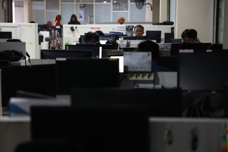 Suasana WFH Kantor Pemerintah Surabaya. (Foto: dok Diskominfo Surabaya)