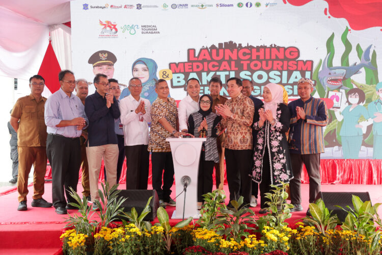 Wali Kota Eri Cahyadi bersama berbagai stakeholder Launching Medical Tourism/dok.Diskominfo Surabaya