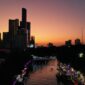 Ilustrasi suasana senja di Surabaya yang pada bulan Mei ini berusia 733/dok.bicarasurabaya.com