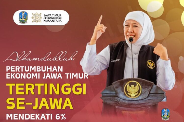 Jatim Catat Pertumbuhan Ekonomi Tertinggi se-Jawa pada Triwulan I 2026 (Foto: dok Humas Pemprov Jatim)