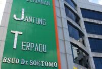 Kerugian akibat kebakaran lantai 5 di Gedung Pusat Pelayanan Jantung Terpadu (PPJT) RSUD Dr Soetomo mencapai Rp 10. Miliar. (Foto: dok Bicarasurabaya)