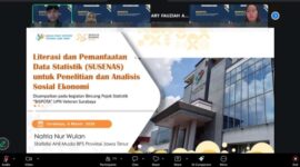 Webinar Bincang Seru Pojok Statistik (BISPOTA 1)/dok.bicarasurabaya.com