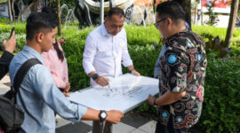 Pembangunan wajah baru KBS dikebut untuk menarik minat lagi wisatawan terhadap salah satu unggulan wisata Kota Surabaya. (Foto: dok Diskominfo)