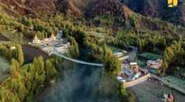 Jembatan kaca di kawasan Gunung Bromo dipastikan mulai beroperasi untuk wisatawan pada libur sekolah akhir Juni 2026. (Foto: dok Kementerian PU)