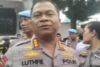 Polisi menetapkan 4 orang peserta demo grahadi yang berujung perusakan. (Foto: Ist)