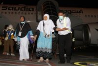 Sebanyak empat kelompok terbang (kloter) Jamaah Haji Debarkasi Surabaya sudah mendarat di Bandara Juanda. (Foto: Istimewa)