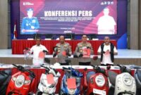 Dalam sebulan Polda Jatim ungkap 300 lebih kasus curanmor dan begal. kasus terbanyak terjadi di Malang dan Surabaya. (Foto: Istimewa)