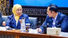 Khofifah dan AHY Dorong IKA UNAIR Jadi Pusat Gagasan Strategis. (Foot: dok Humas Pemprov Jatim)