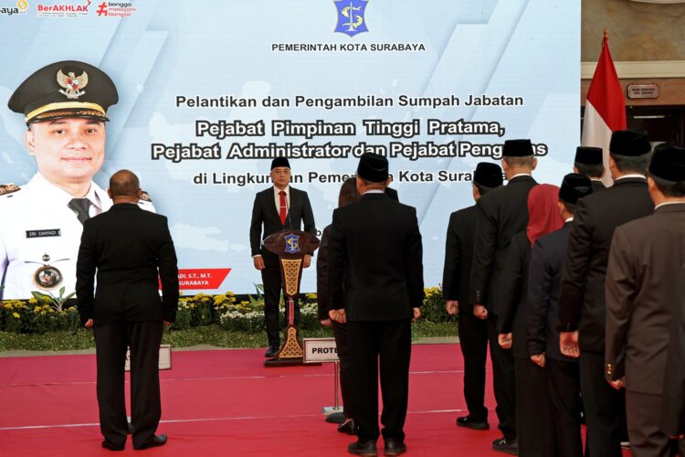 57 Pejabat Surabaya Dimutasi. (Foto: Ist)