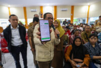Kunjungan Badan Komunikasi Pemerintah Evaluasi Perlinsos. (foto: dok Diskominfo Surabaya)