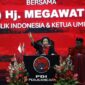 Megawati Minta PDI-P Jatim Kembali Kuasai Basis Suara di 2029. (Foto: dok DPD PDIP Jatim)