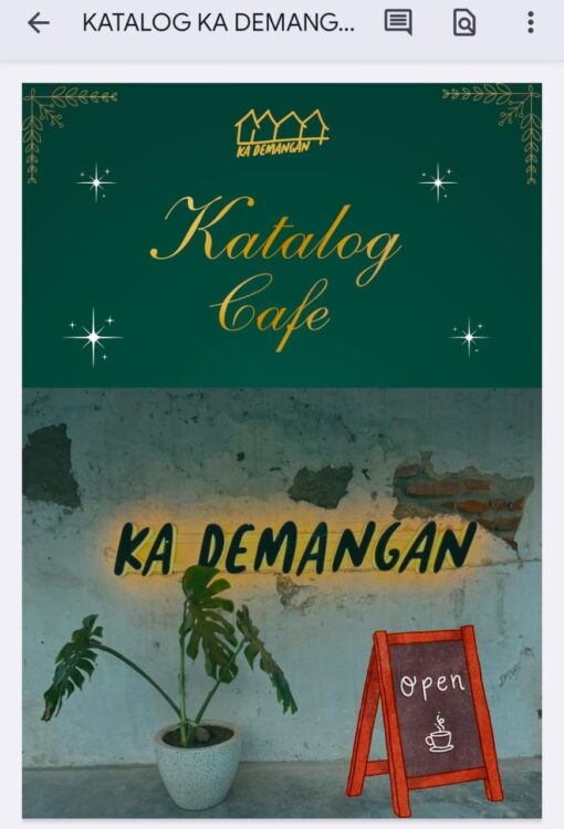 Katalog Cafe Kademangan/dok.bicarasurabaya.com