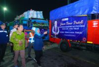 Bantu Korban Gempa NTT, Jatim Kirim 64,4 Ton dan Siapkan 14 Rumah Sakit. (Foto: Biro Adpim Pemprov Jatim)