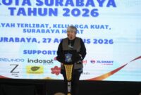 Prof Martha sebagai ketua tim pendamping dari UPN Veteran Jatim saat menyampaikan sambutannya/dok.bicarasurabaya.com