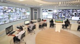 Ruang Command Center 112 Surabaya