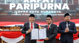 APBD Perubahan Surabaya 2026 Tembus Rp12,88 Triliun. (Foto: Diskoimfo Surabaya)
