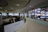 Ruangan Command Center 112 Surabaya (Foto: dok Diskominfo Surabaya)
