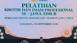 Pelatihan Khatib dan Imam Profesional yang digelar di UPN Veteran Jatim/dok.bicarasurabaya.com