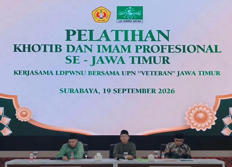 Pelatihan Khatib dan Imam Profesional yang digelar di UPN Veteran Jatim/dok.bicarasurabaya.com