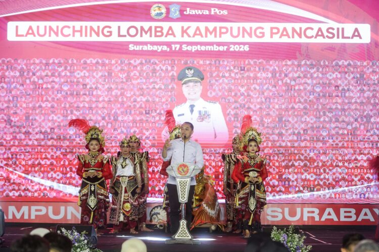 Wali Kota Surabaya Eri Cahyadi launching lomba Kampung Pancasila/dok.Diskominfo Surabaya