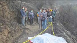 Kondisi lokasi dan korban meninggal pasca api berhasil dipadamkan. (Foto: Ist)