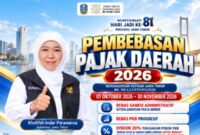 Pemutihan Pajak Kendaraan Jatim Dimulai 1 Oktober, Ada Keringanan untuk Ojol